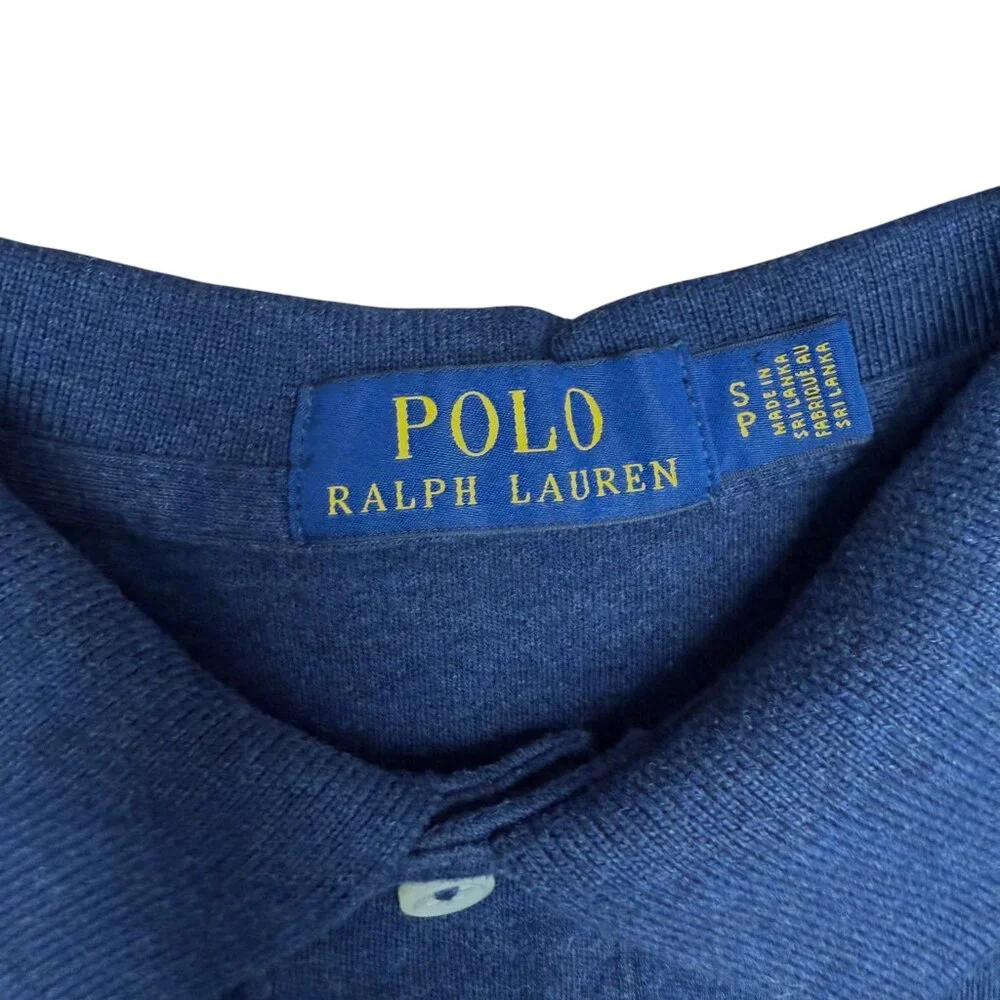 EUC Men's POLO RALPH LAUREN Gold‎ Label Logo Cotton Polo | Size Small